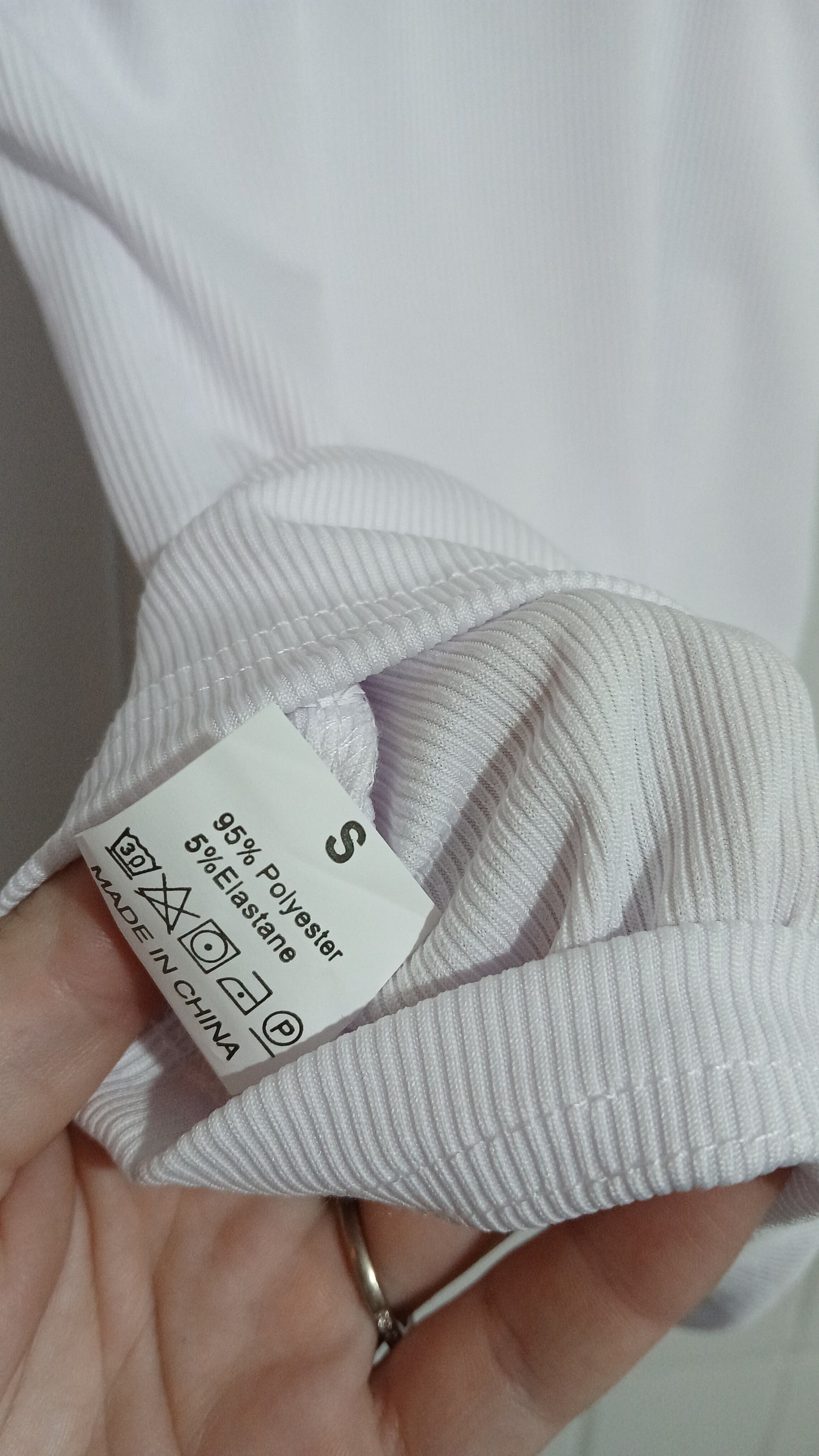 (S) White Singlet BNWT