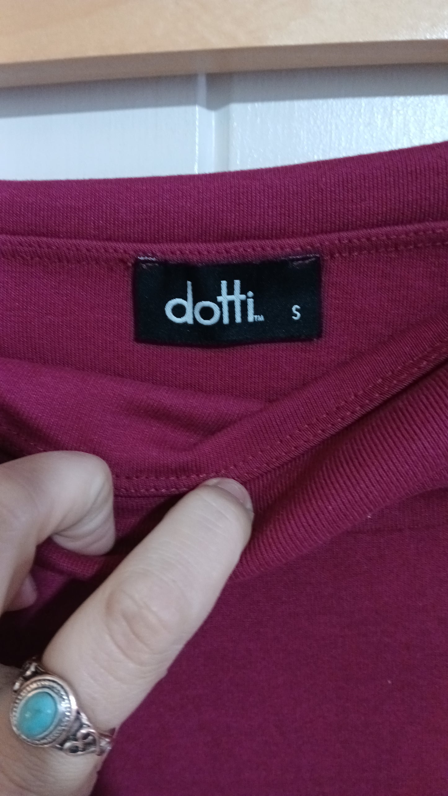 (S) Dotti | Maroon Blouse