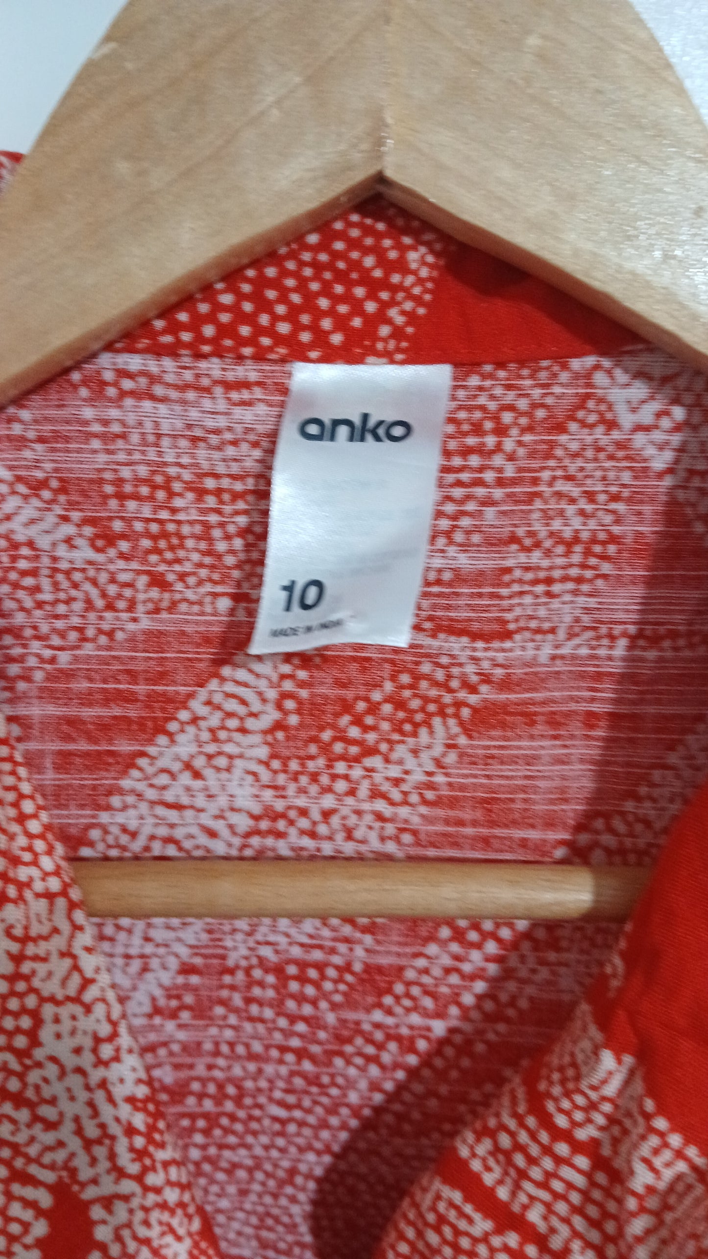 (10) Anko | Red Leaf Blouse