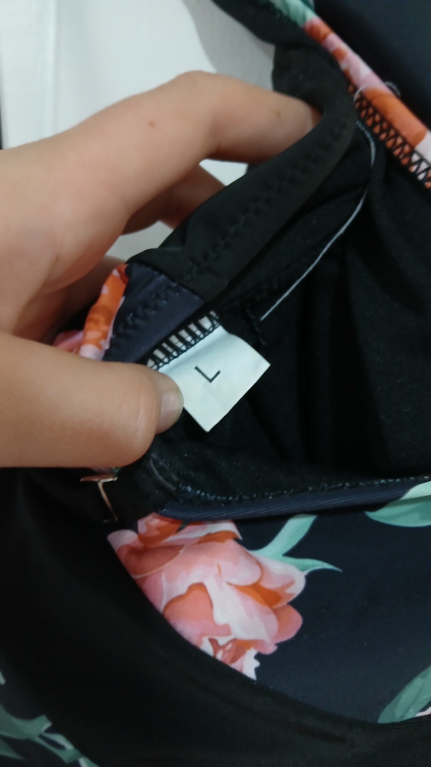 (L) Floral One Peice Swimmers