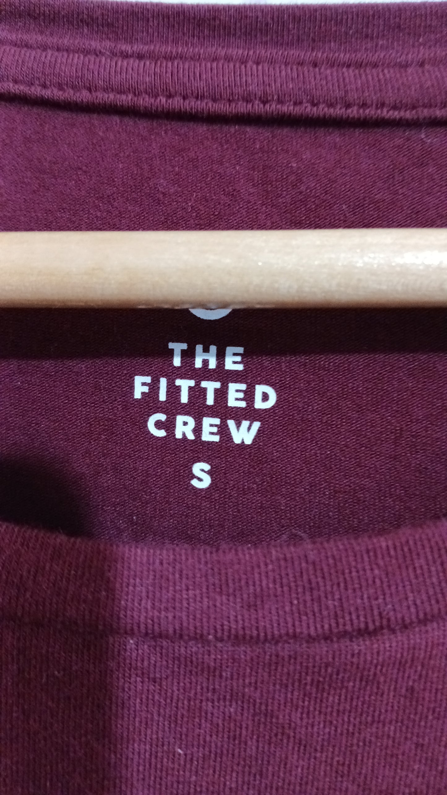 (S) Target | LS Crew Shirt Maroon