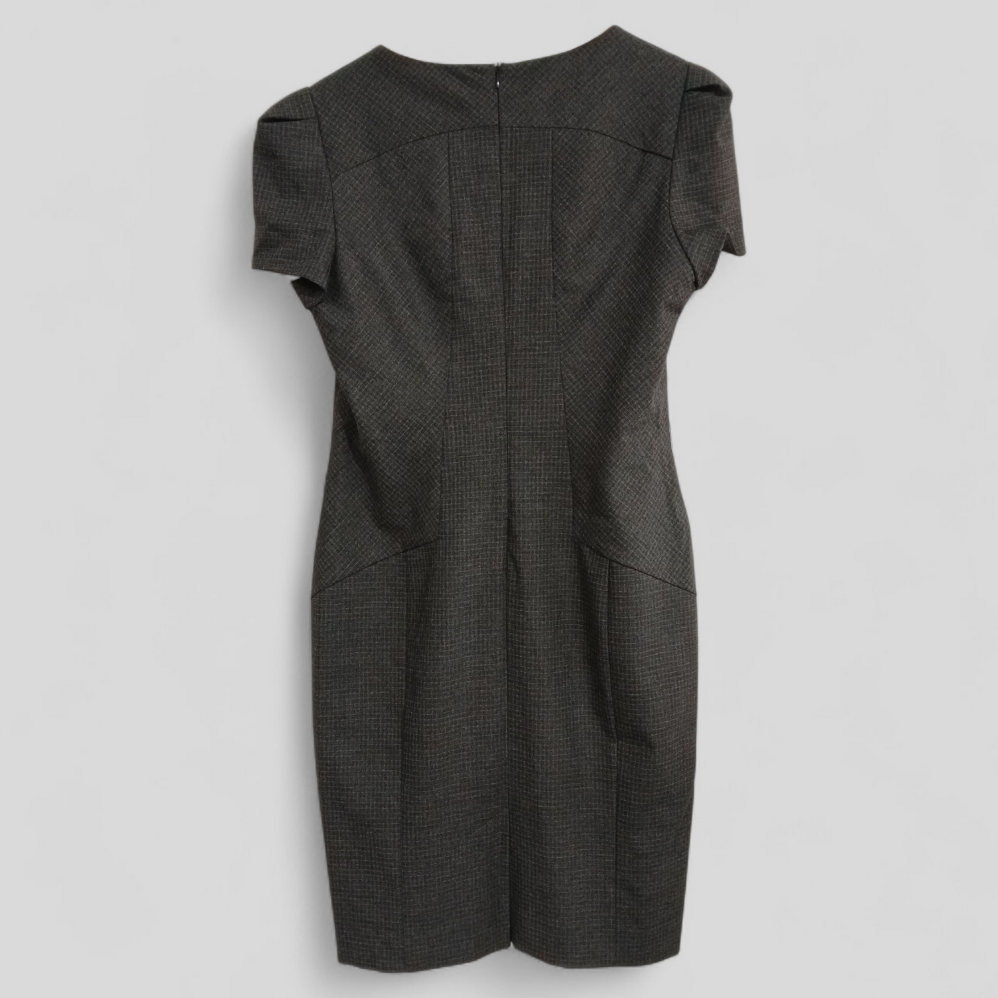 (14) Cue | Grey Dress W Belt