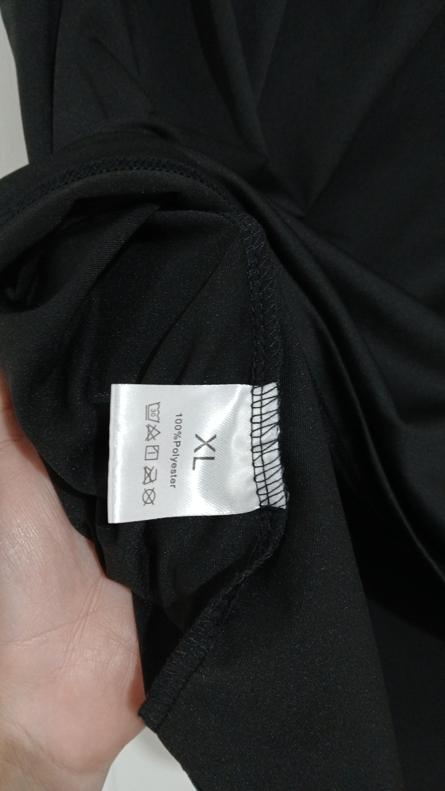 (XL) Shein | Black Slip Style Skirt