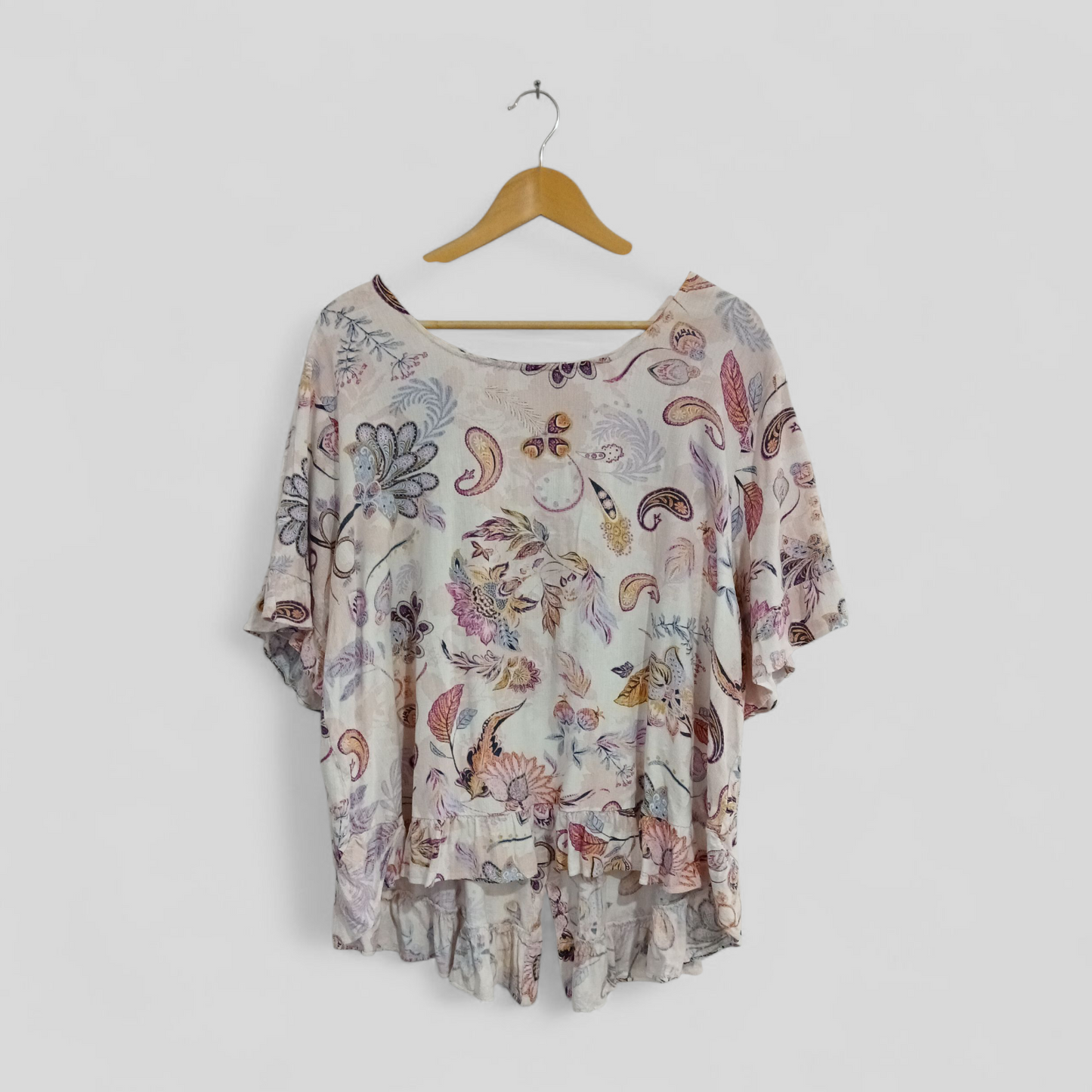 (18-20) Floral Blouse