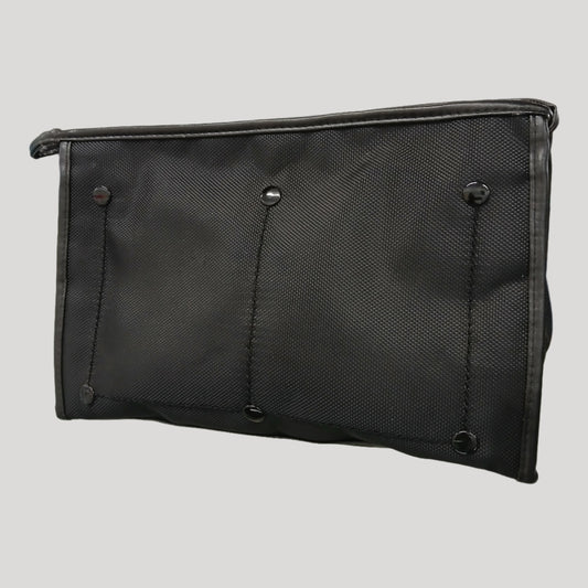 WM WASH BAG BLK LGE
