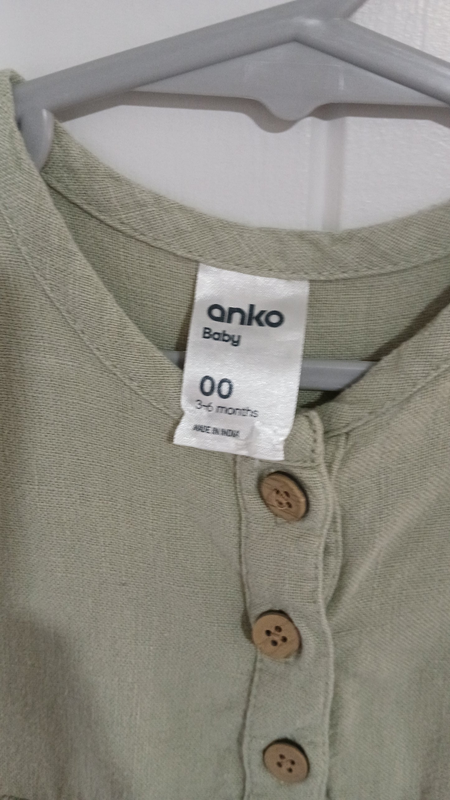 (00) Anko | Green Linen Dress