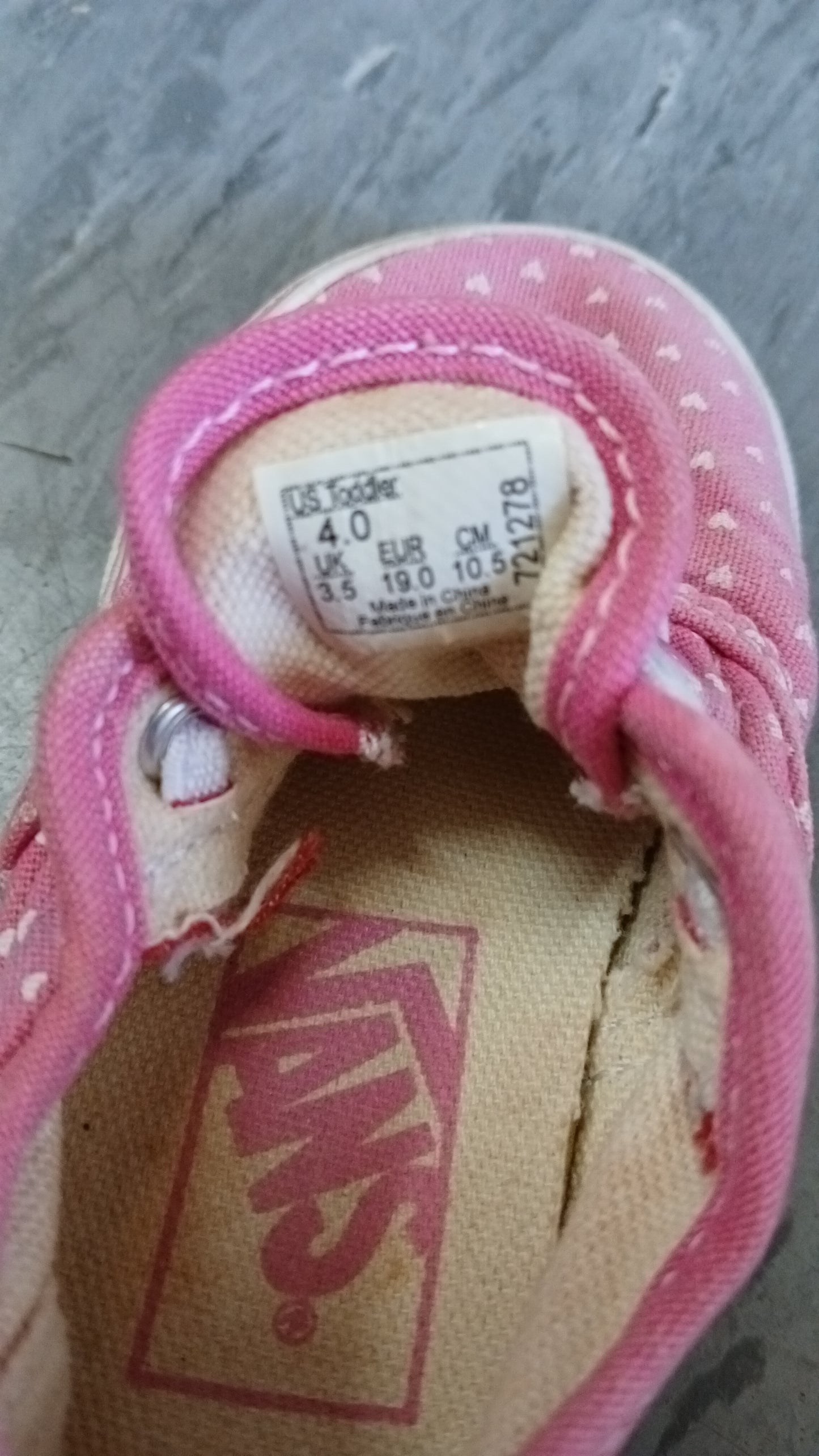 (4JNR) Vans | Pink Shoes