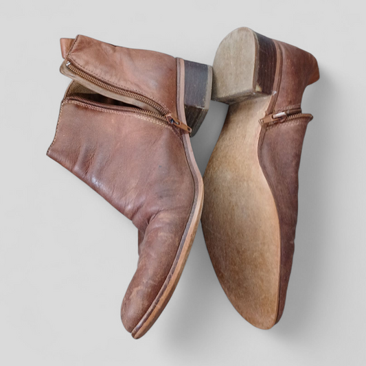 (40) Glover | Brown Leather Boots