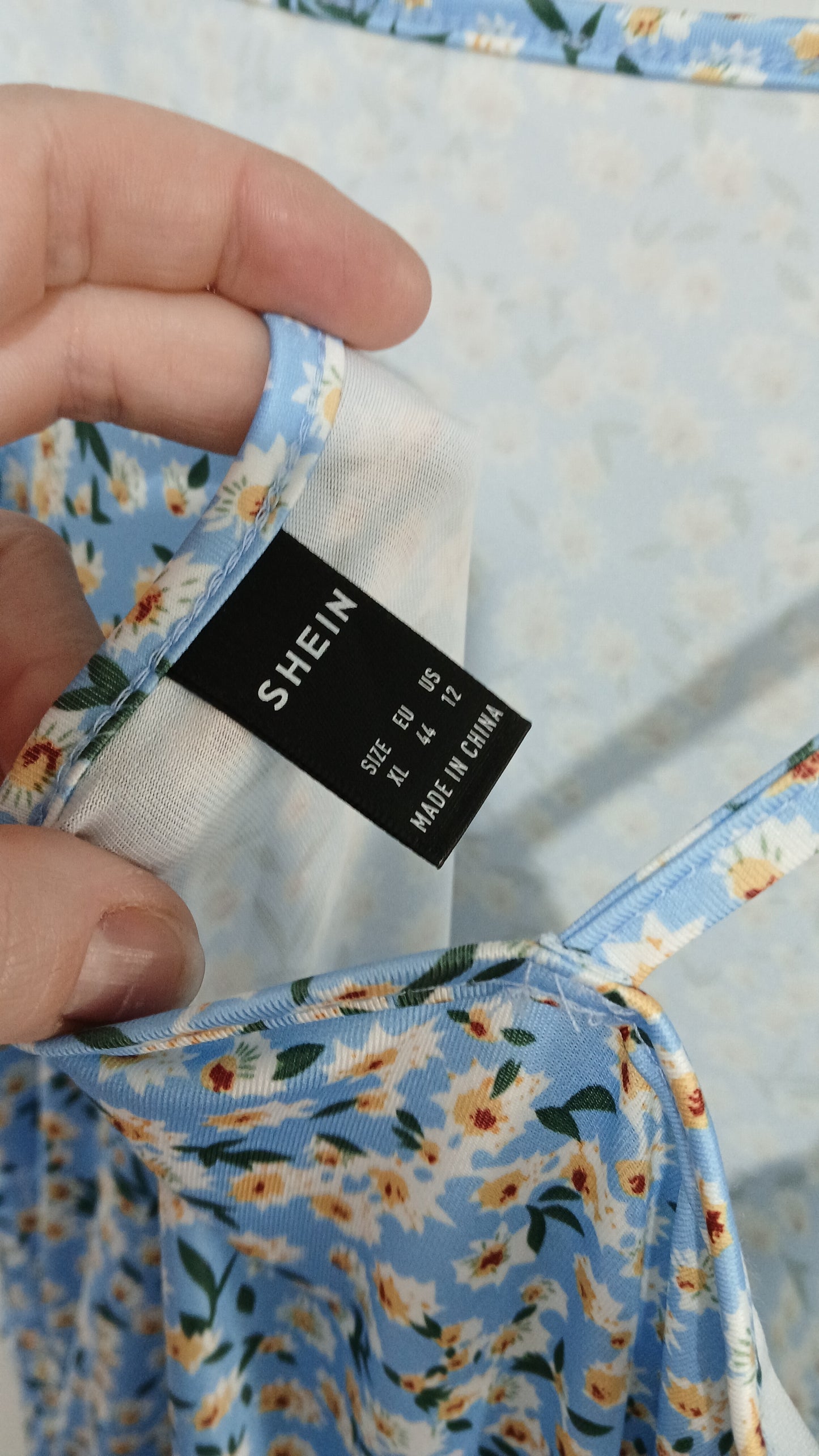 (XL) Shein | Blue Floral Dress