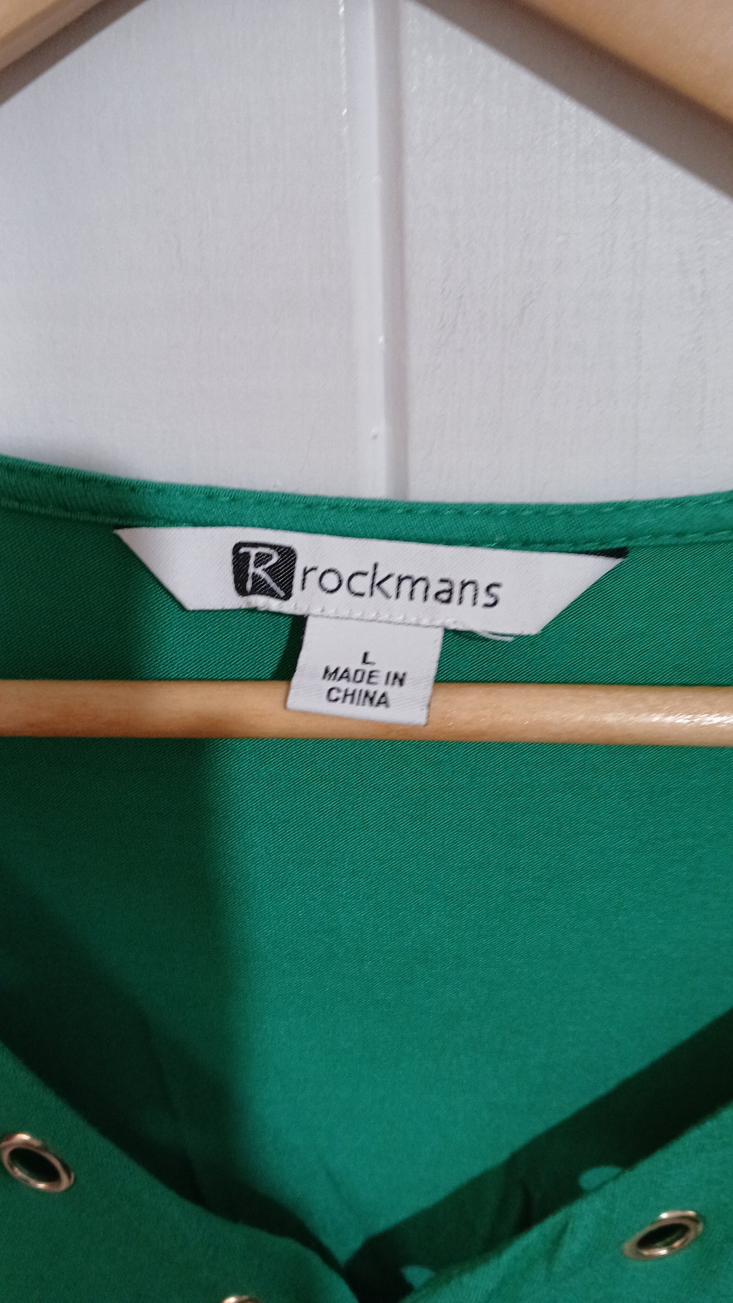 (L) Rockmans | Green Blouse