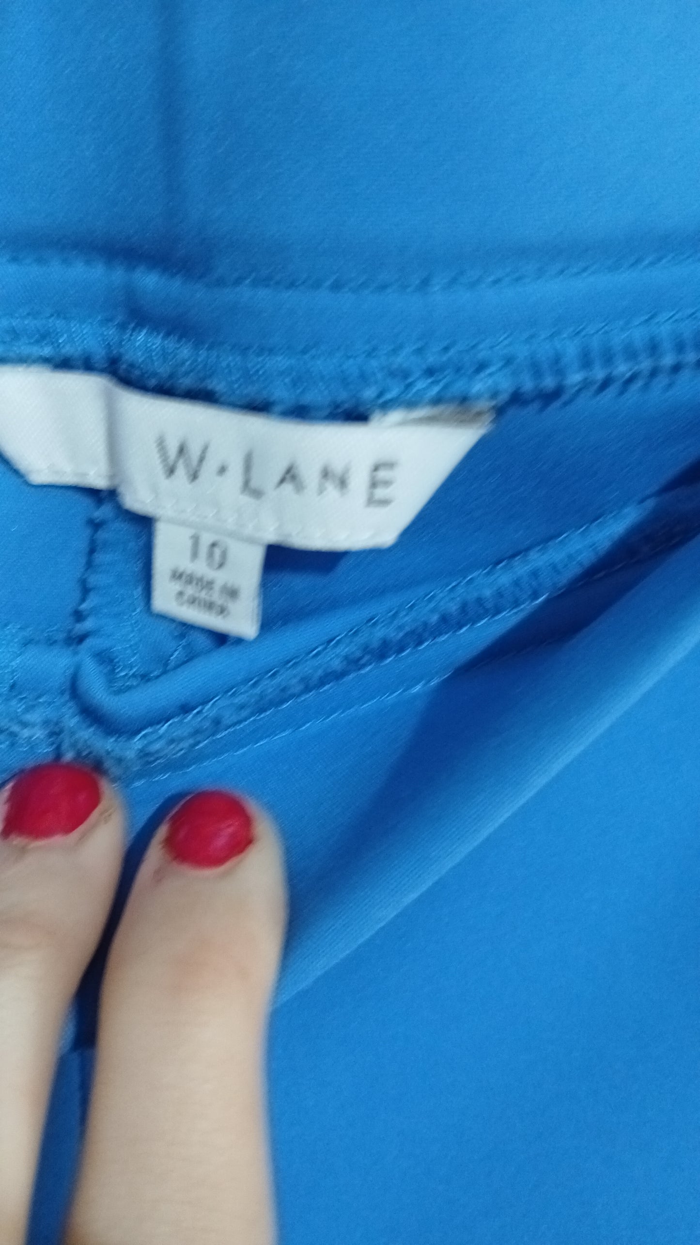 (10) W Lane | Bright Blue Shorts