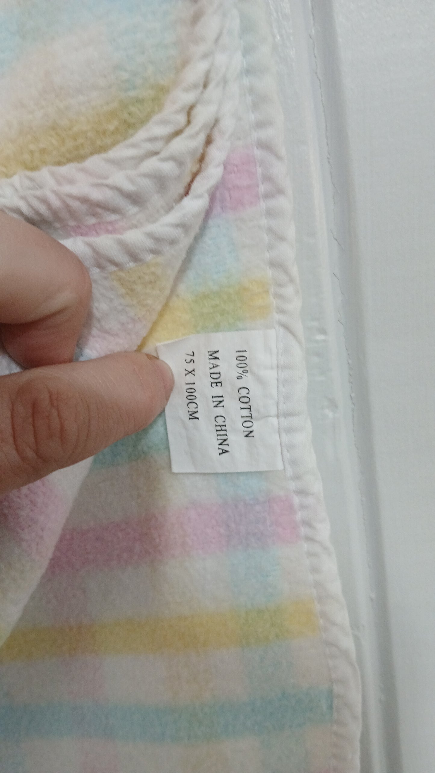 Gingham Baby Blanket