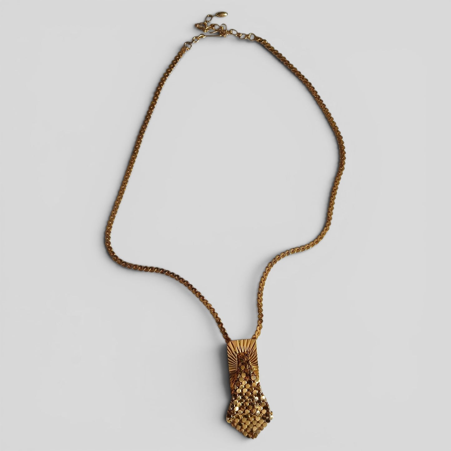 Necklace | Gold Mesh Tie