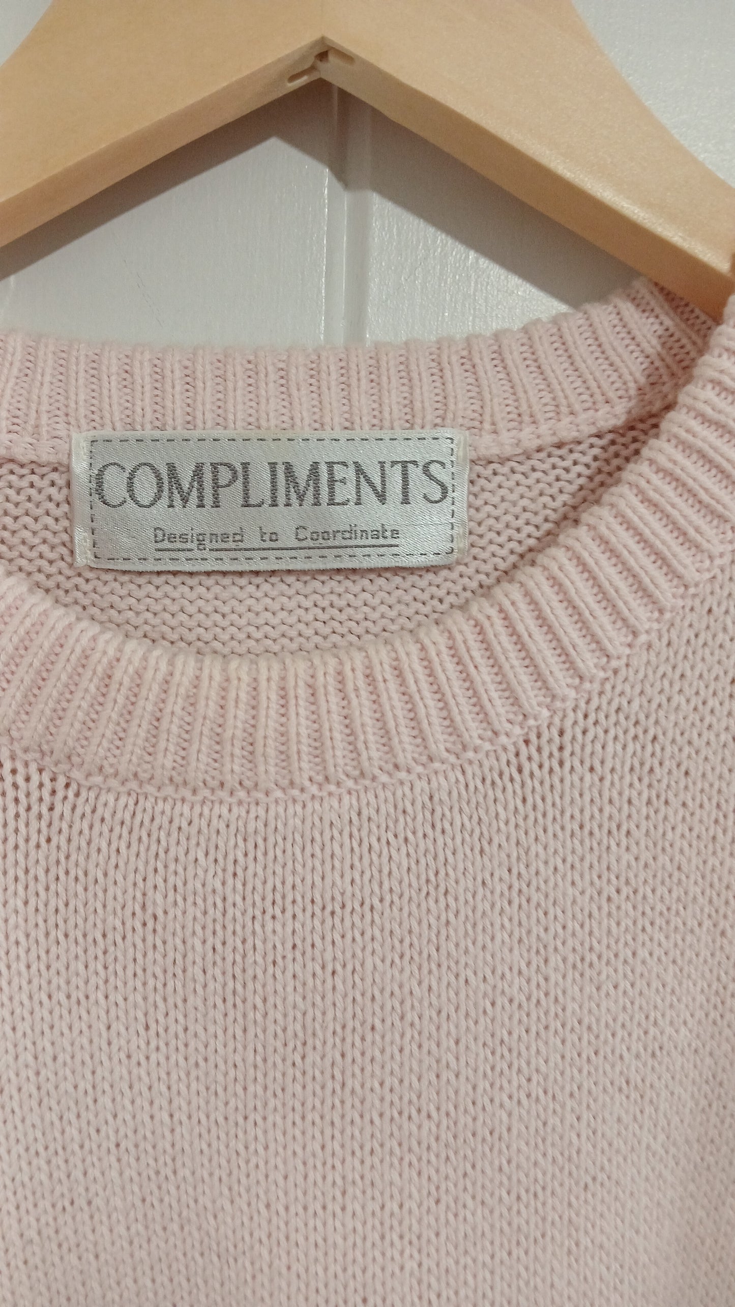 (M) Compliments | Pink Knit Jumper