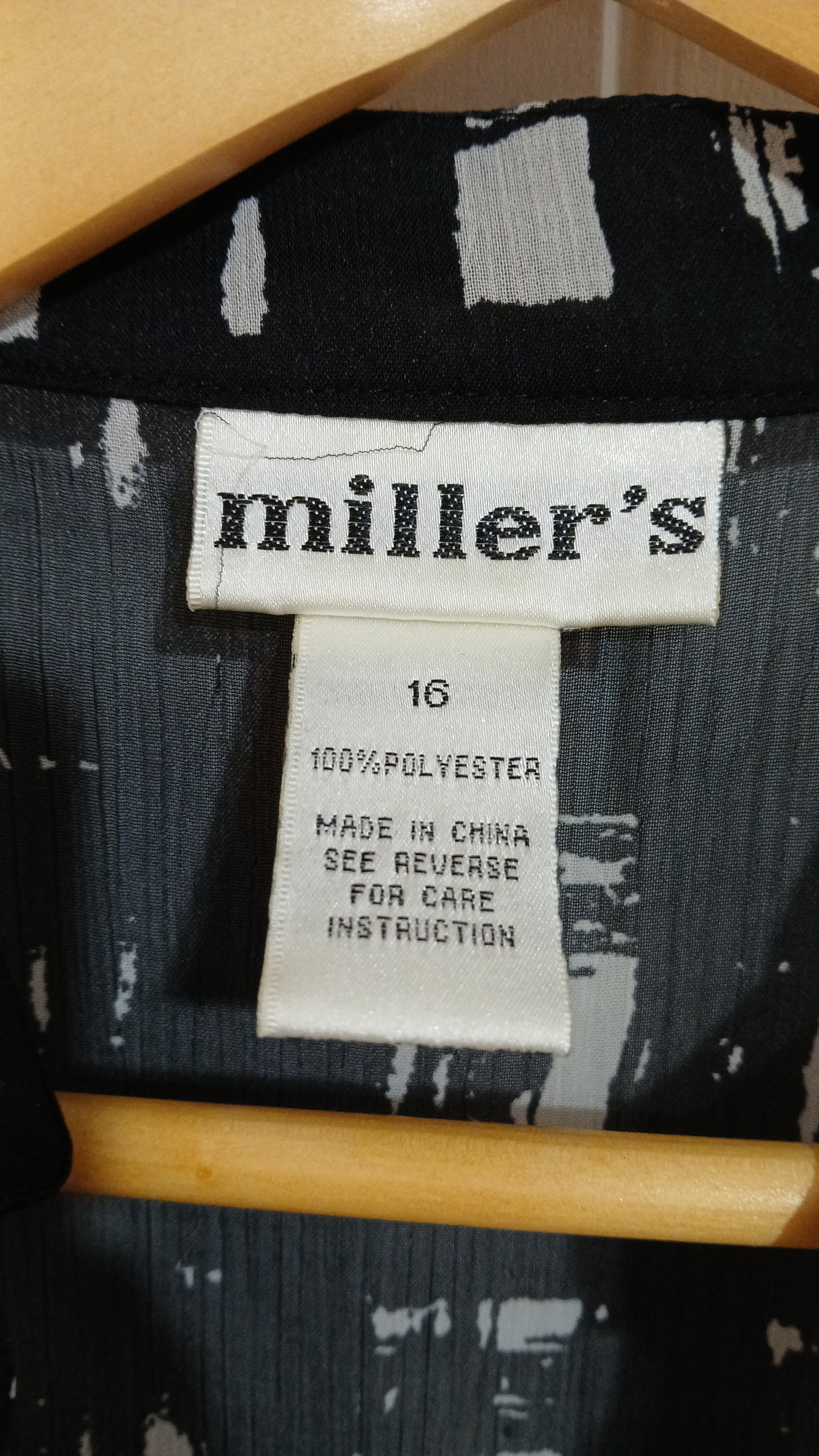 (16) Millers | BW Sheer Blouse