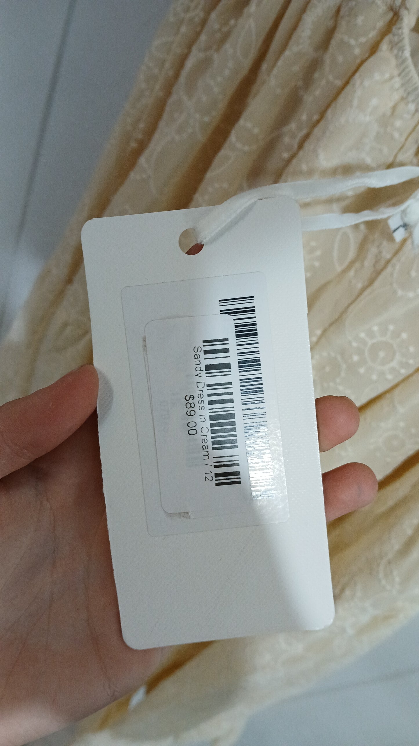 (12) Indikah | Cream Dress | BNWT