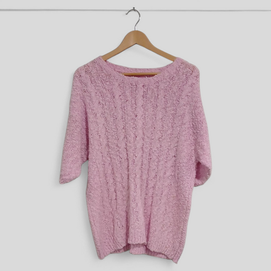 (L) Collections | Pink Knit Blouse