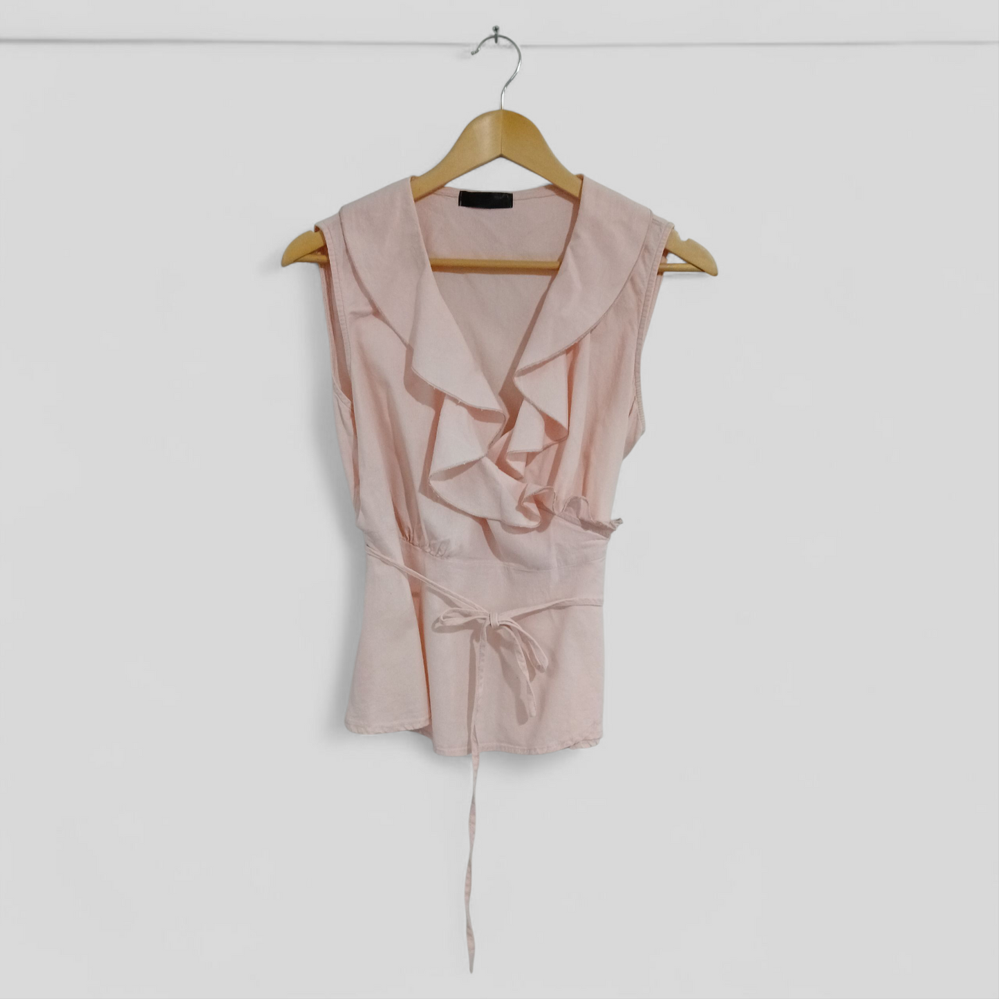(8) Pink Wrap Blouse