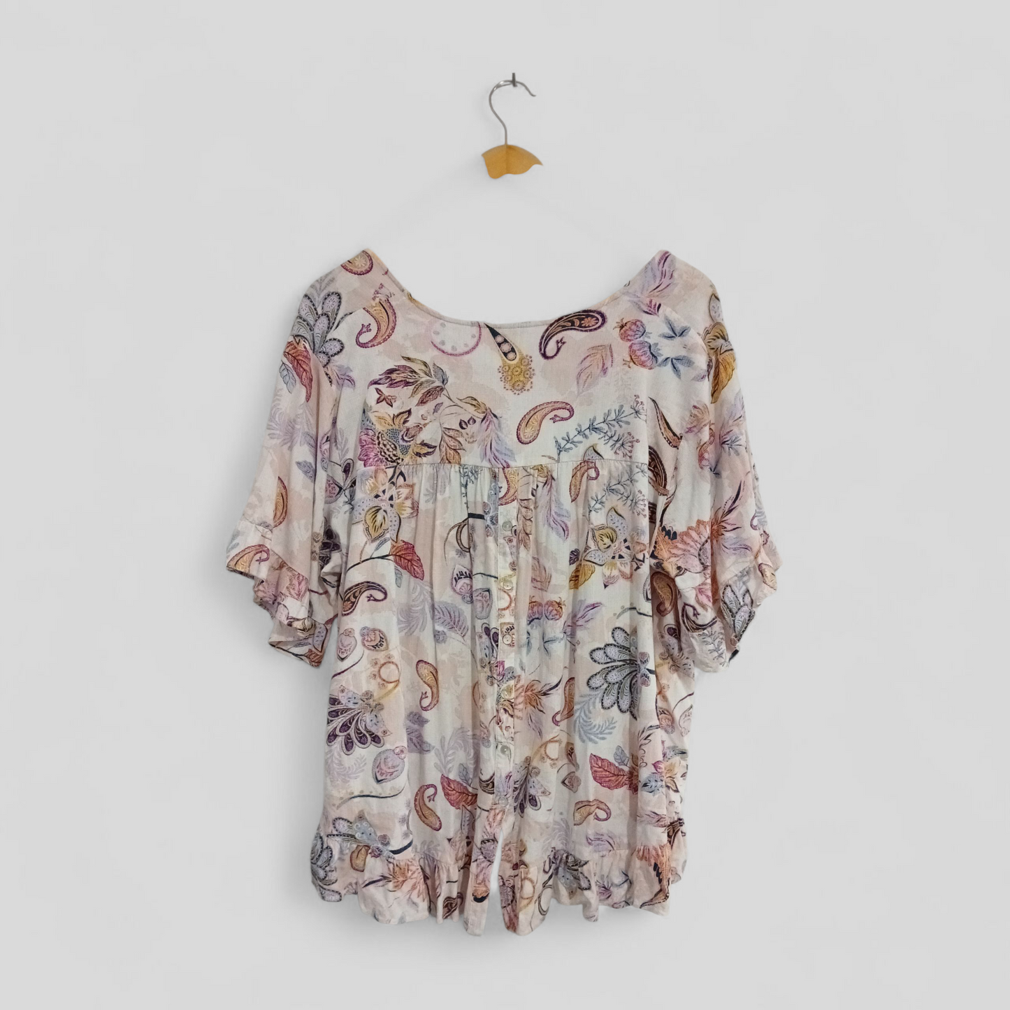 (18-20) Floral Blouse