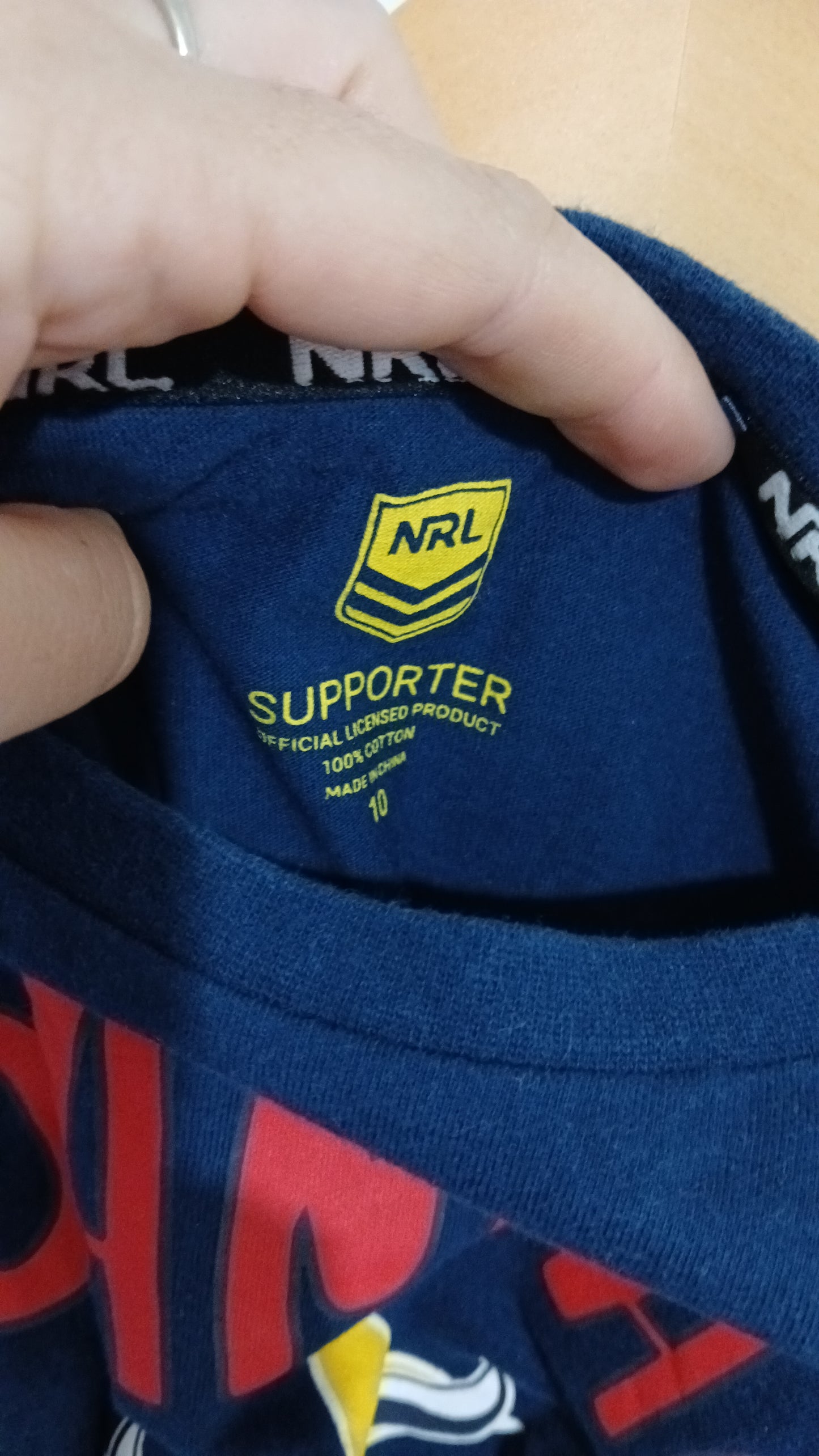 (10JNR) NRL Cowboys Santa Tee