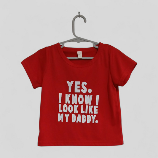 (2JNR) Shein | Look Like my Daddy Tee