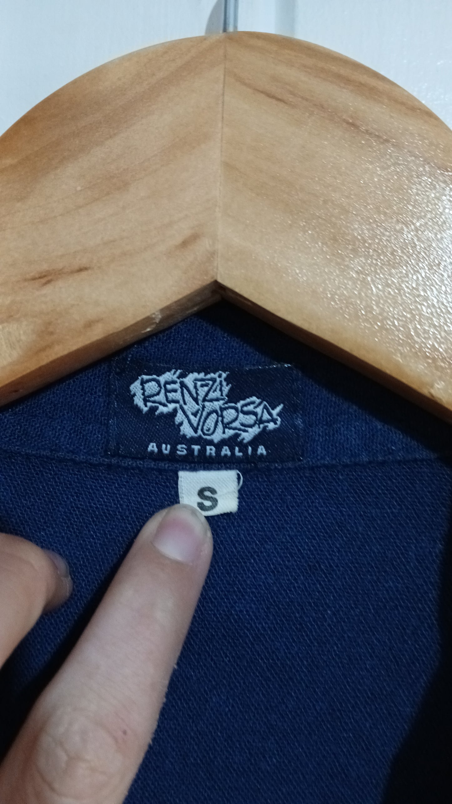 (S) Renzi Vorsa | Navy Blouse