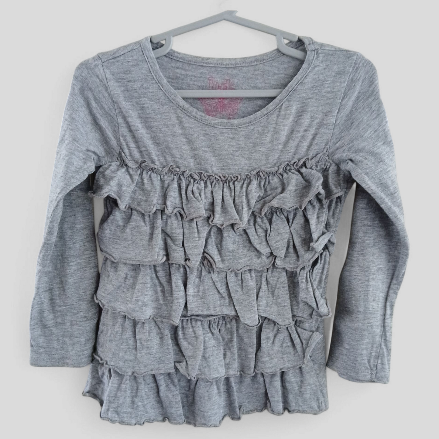 (2) H+T | L/S Ruffle Shirt