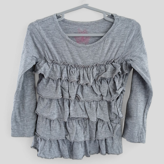 (2) H+T | L/S Ruffle Shirt