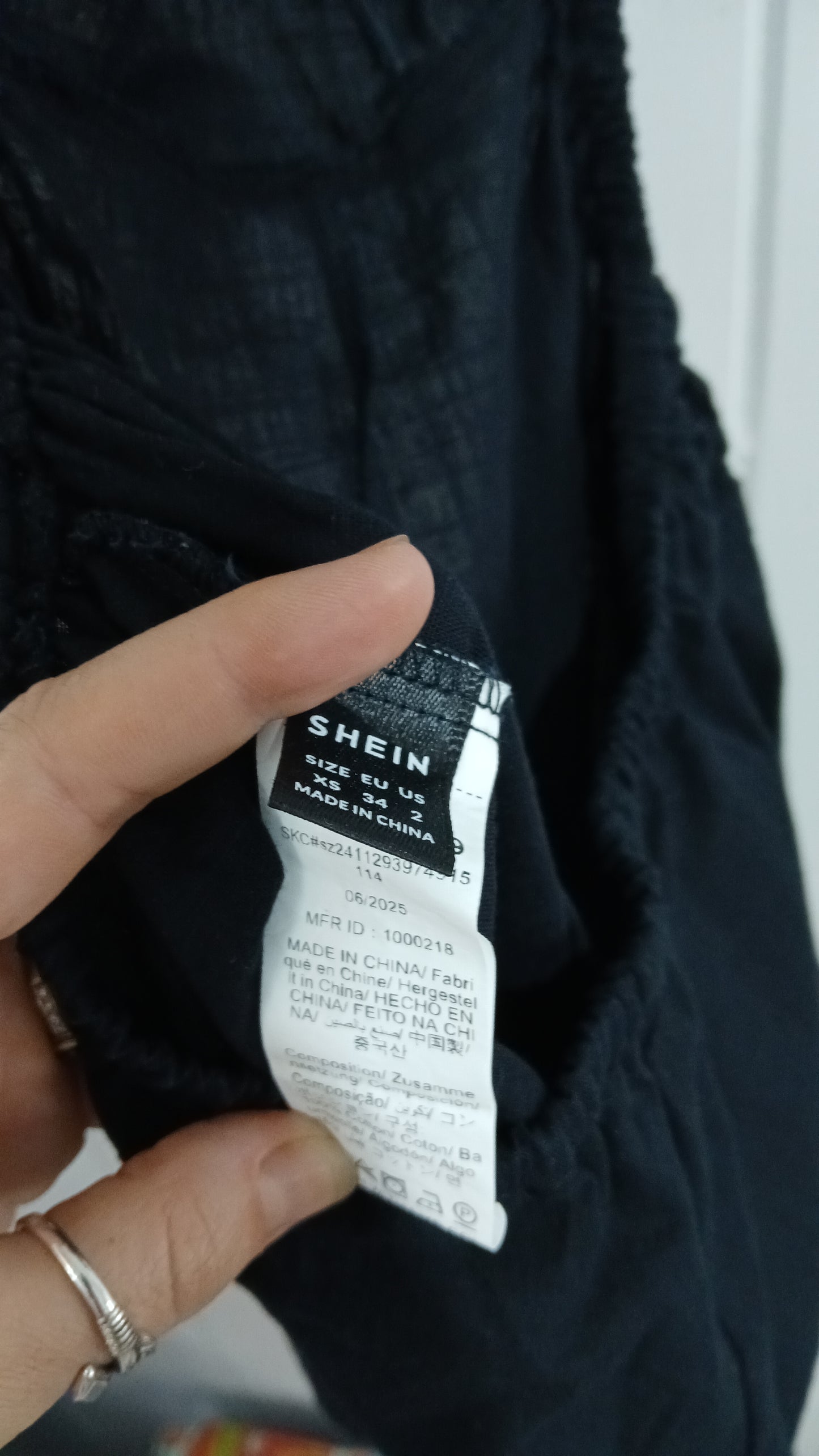 (XS) Shein | Playsuit Black