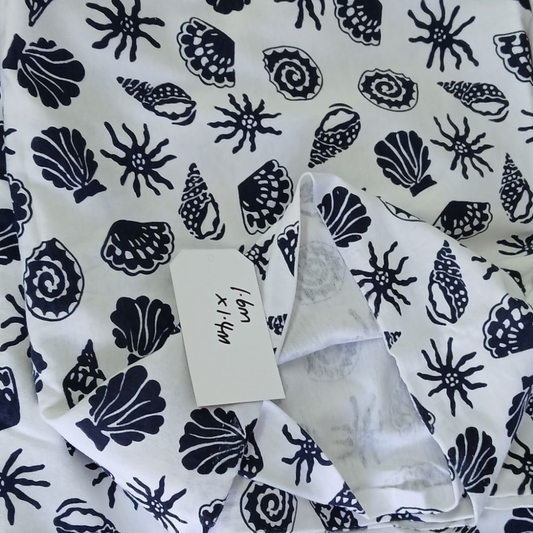 Seashell Fabric 1.6x1.4m