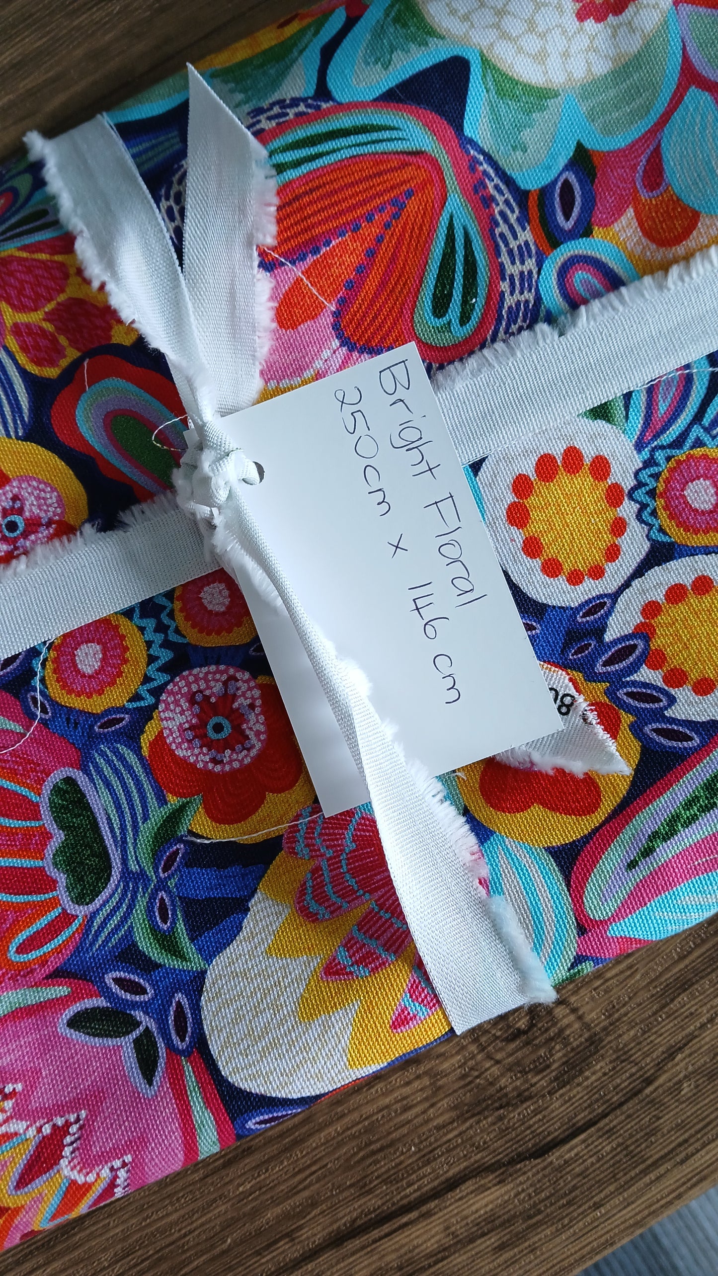 Table Cloth | Bright Floral | 212x145cm | Perfectly Imperfect by Weareable Art