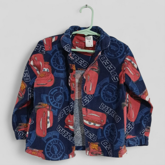 (5JNR) Lightning McQueen Flanellette PJ Set