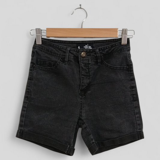 (6) Jay Jays | Black Denim Mid Length Shorts