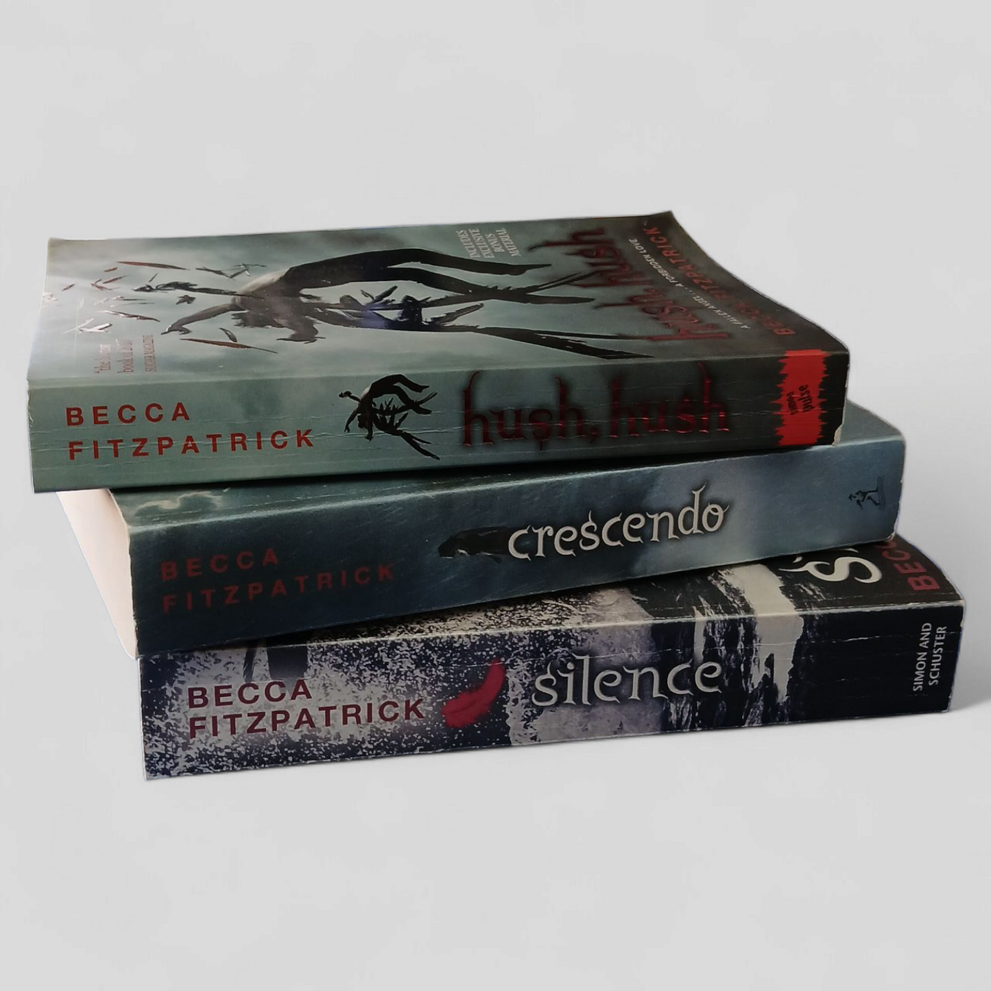 Hush, Hush Series by Becca Fitzpatrick | Novel | set of 3