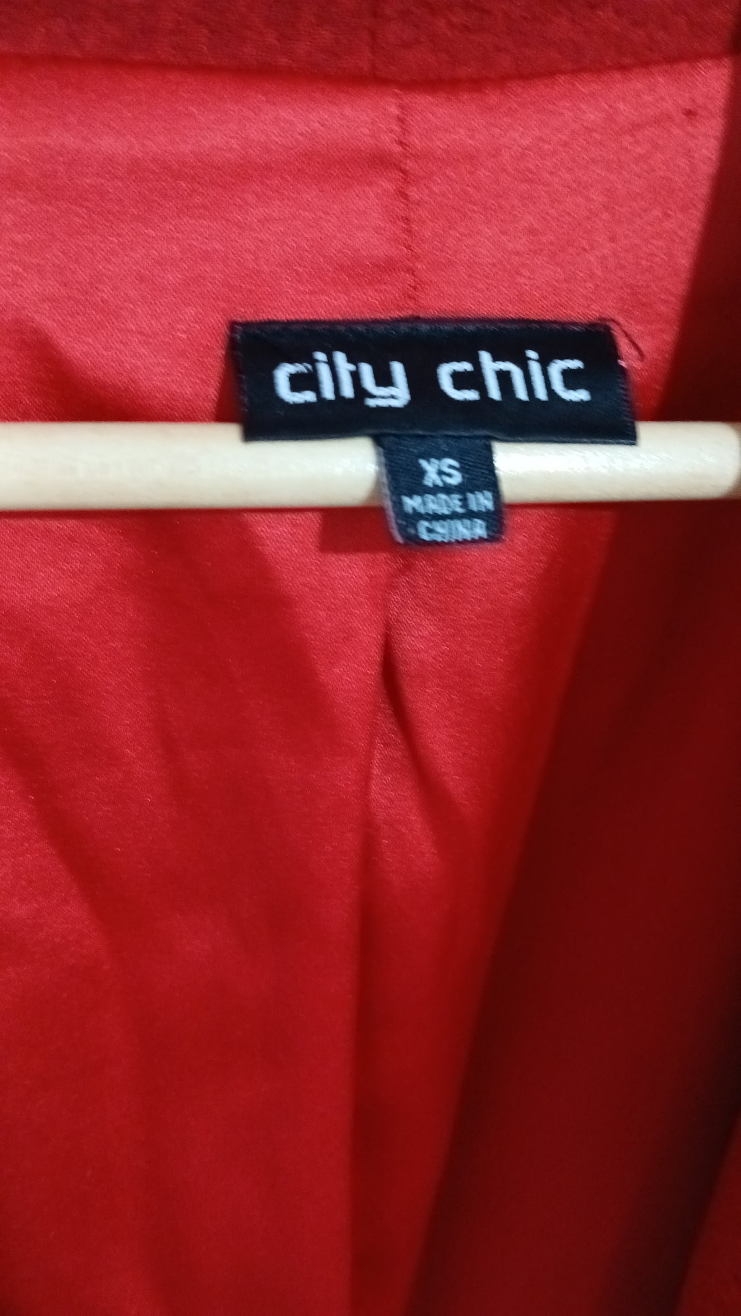 (XS-plus) City Chic | Red Blazer