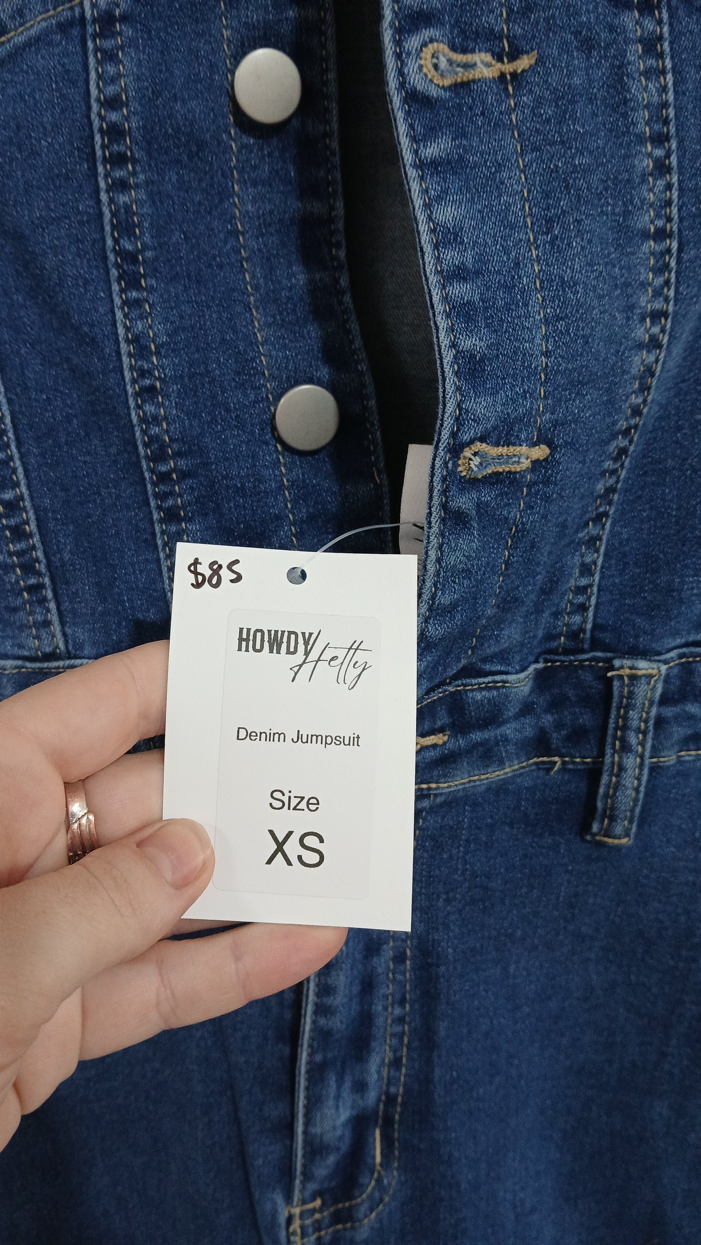(XS) BNWT | Howdy Hetty | Denim Jumpsuit