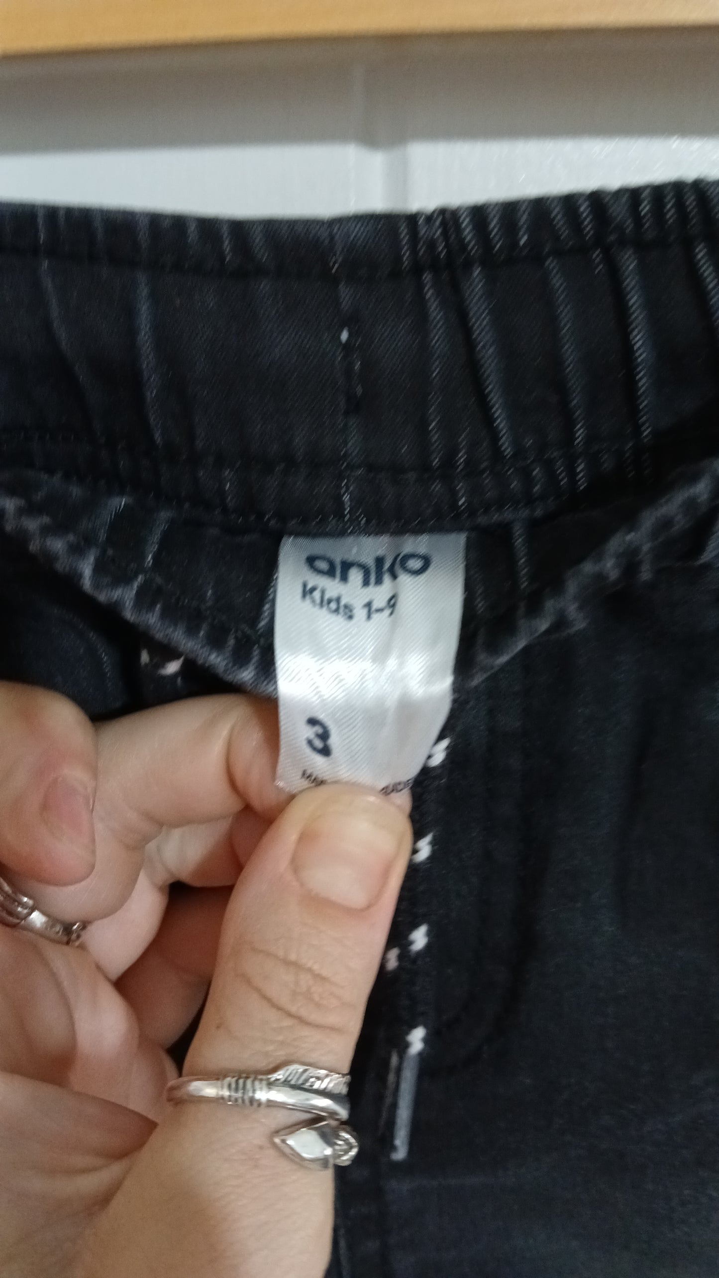 (3JNR) Anko | Black Denim Shorts