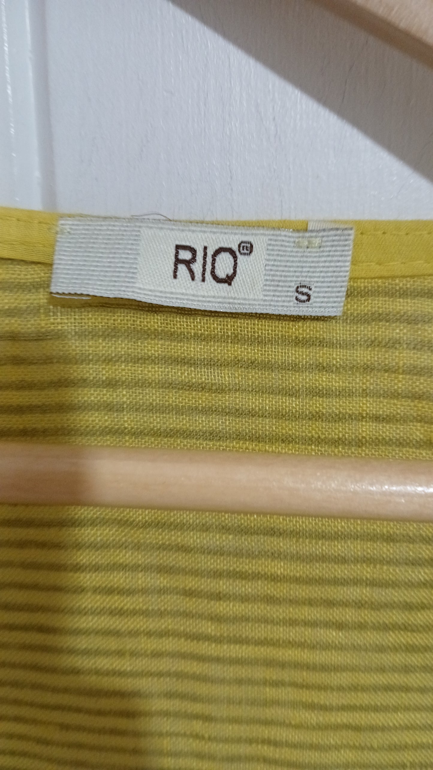 (S+/16) RIQ | Yellow Button Front Blouse