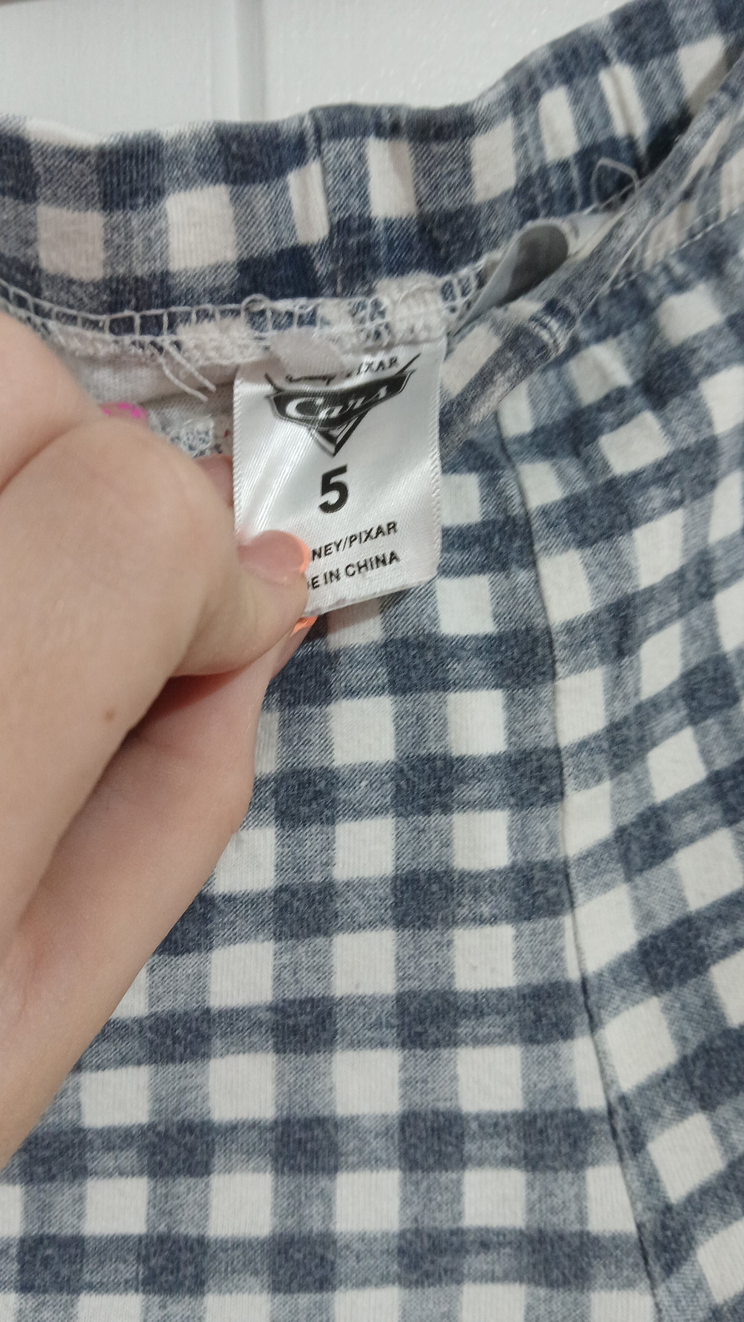 (5JNR) Cars | Gingham Shorts