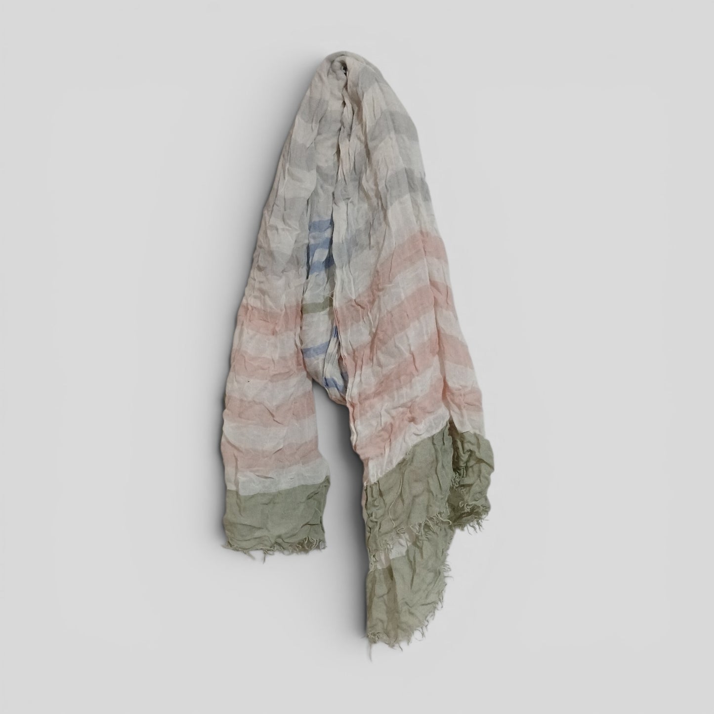 Scarf - Striped pink/green