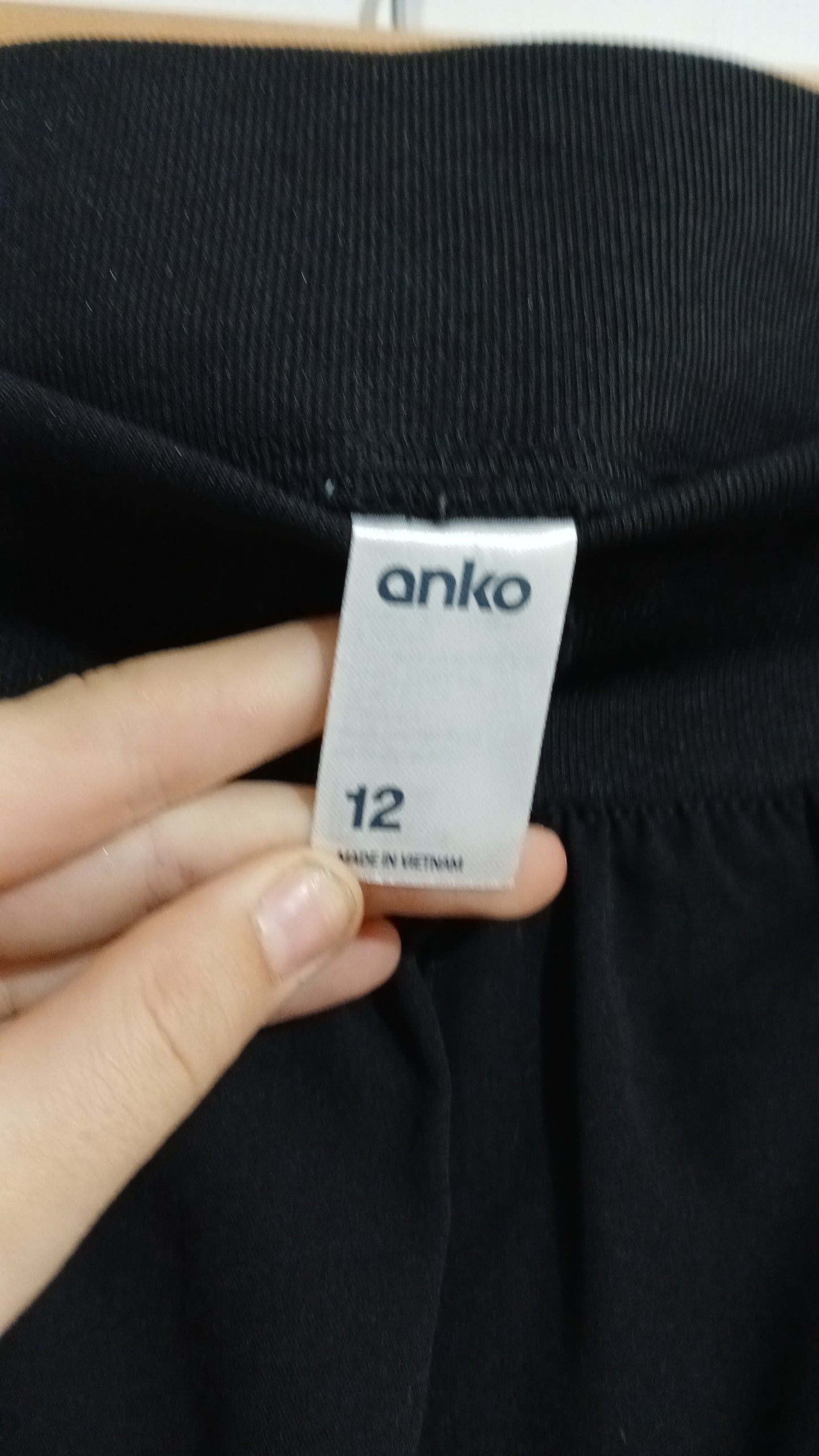(12) Anko | Black Jogger Pants