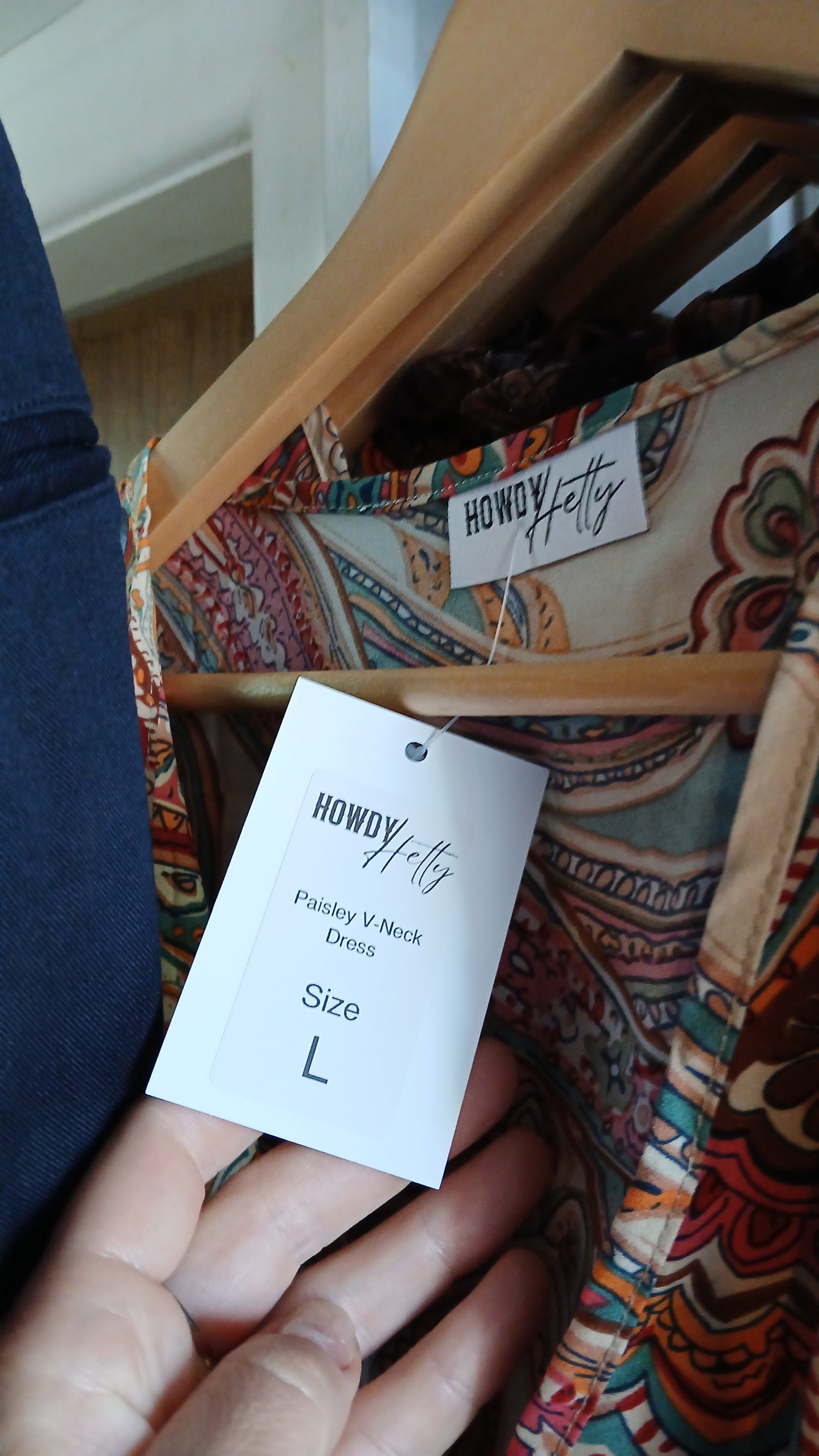 (L) Howdy Hetty | Paisley Dress | BNWT