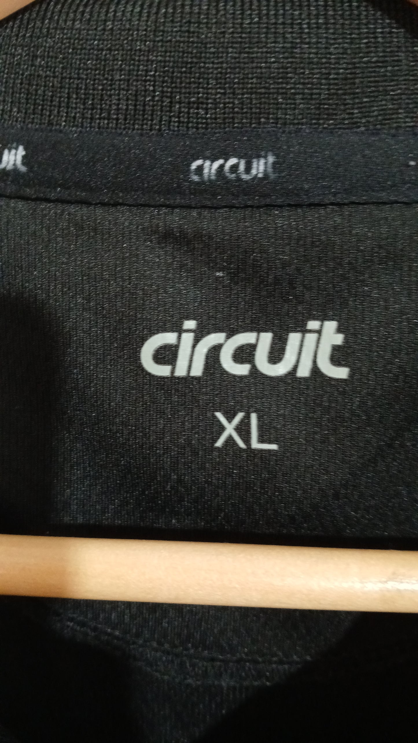 (XL) Circuit | Black Polo