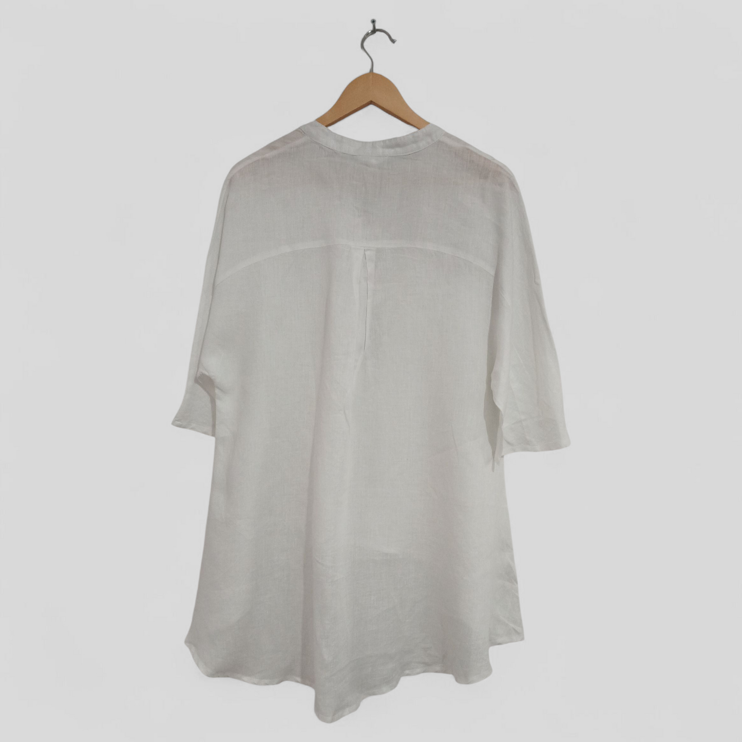 (8) Seesaw | White Linen Blouse