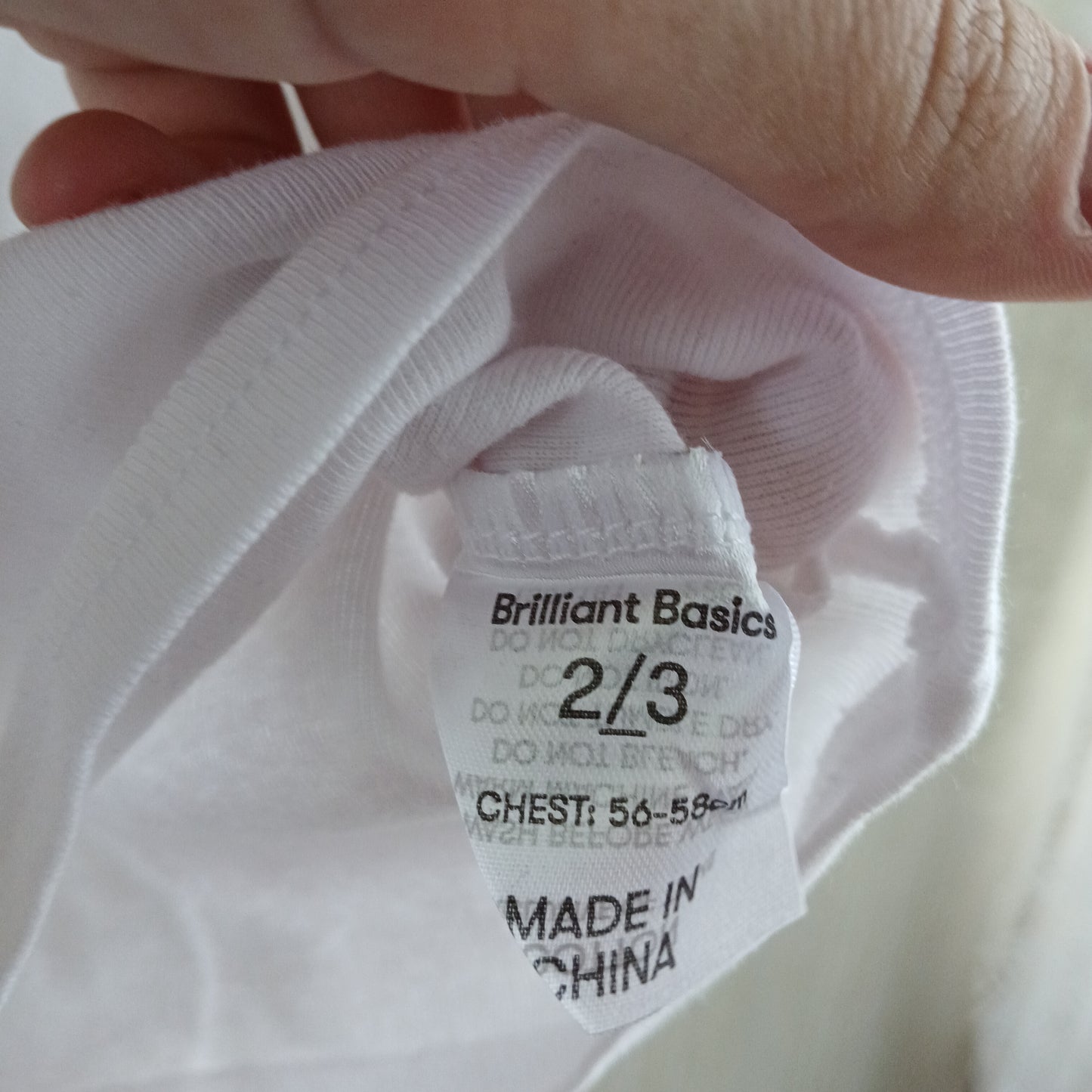 (2/3) Brilliant Basics | White Singlet