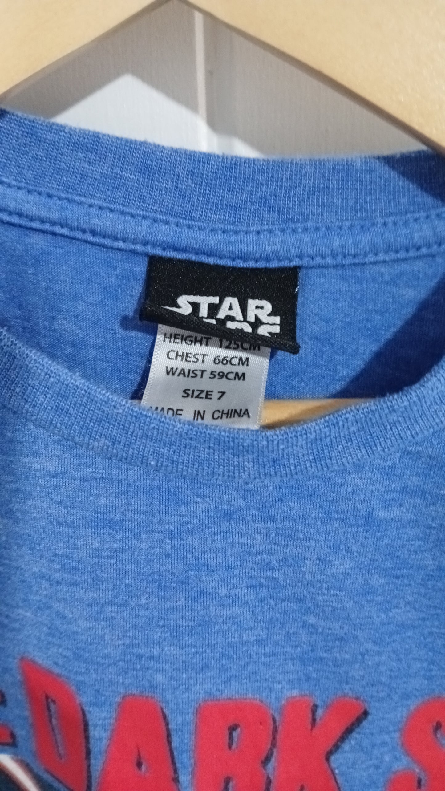 (7JNR) Star Wars | Blue L/S Shirt