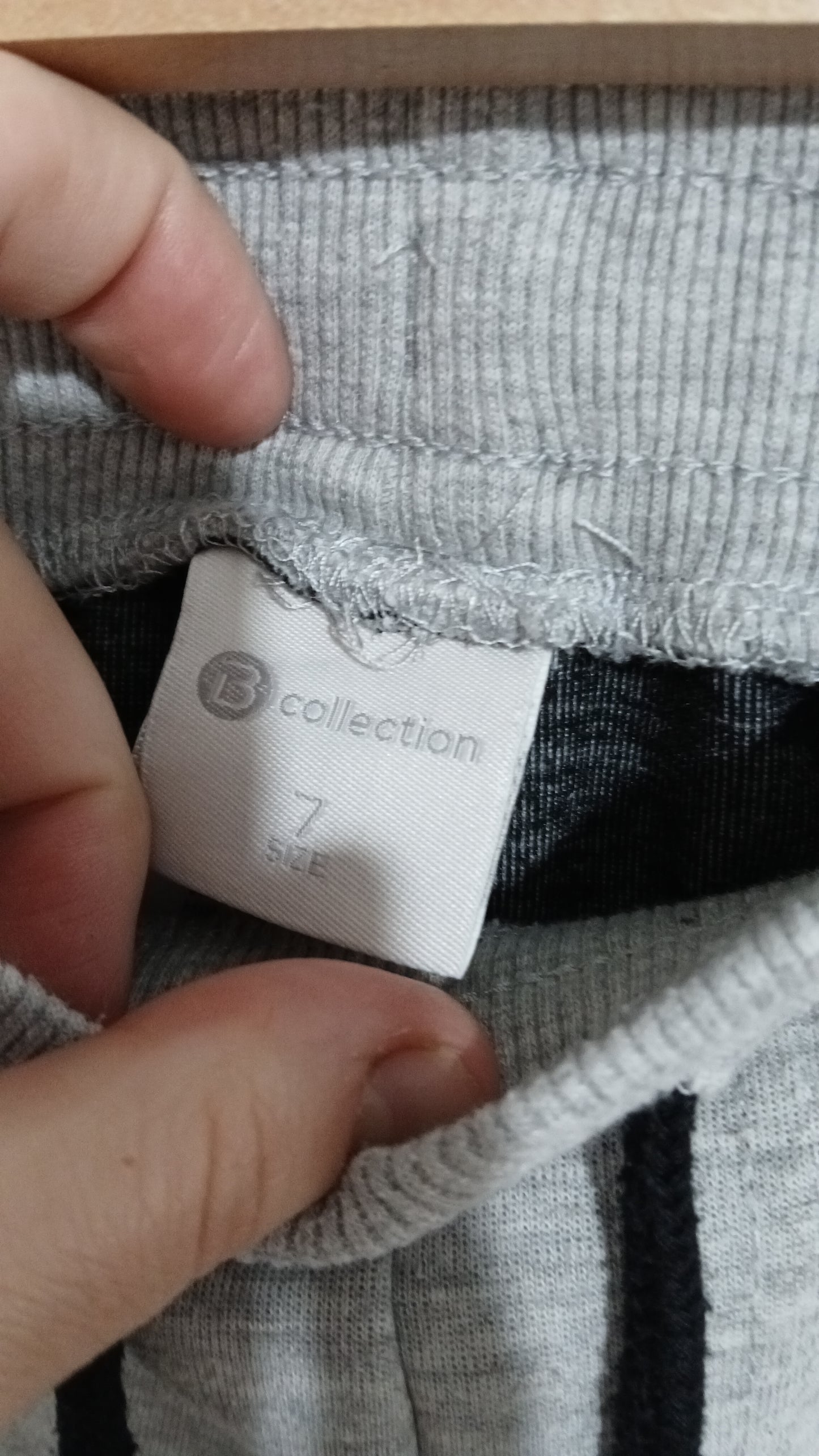 (7JNR) B Collection | Grey Trackpants