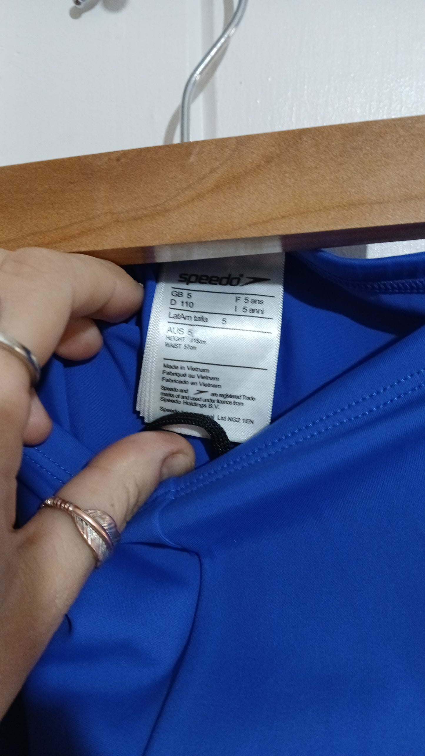 (5JNR) Speedo | Blue Swim Shorts