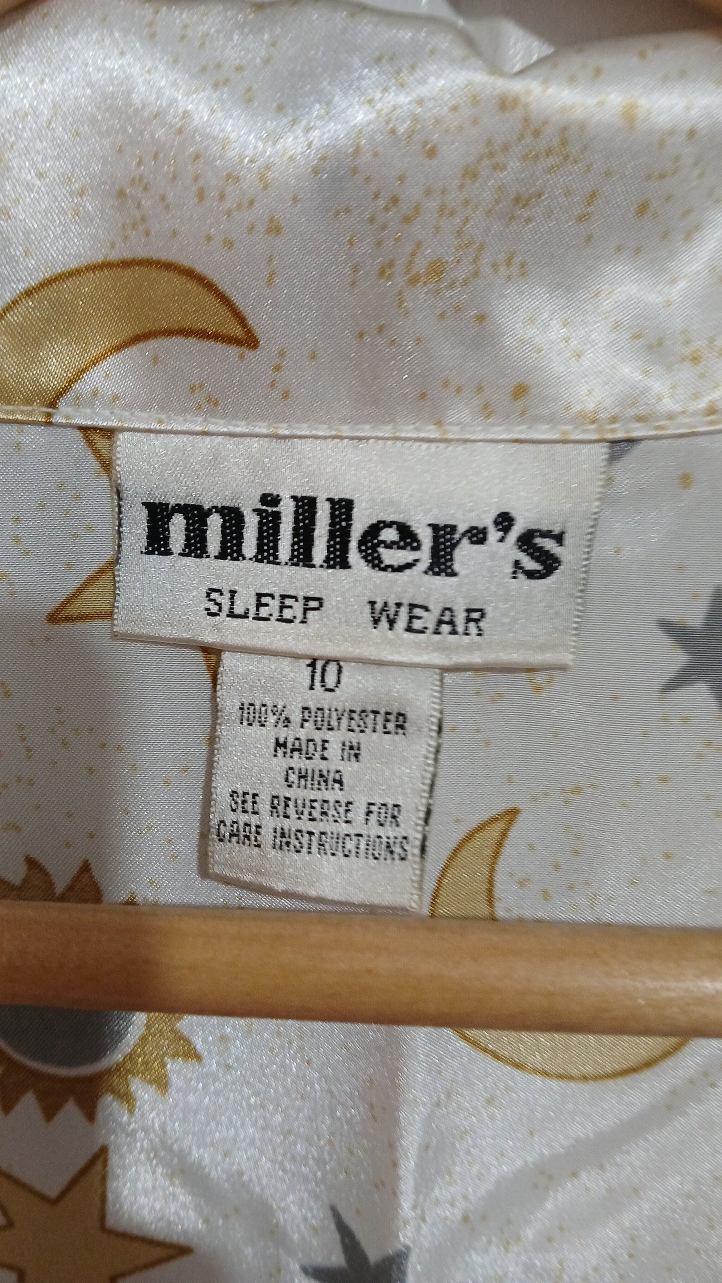 (10) Millers | Stars Moon Button Front Night Dress