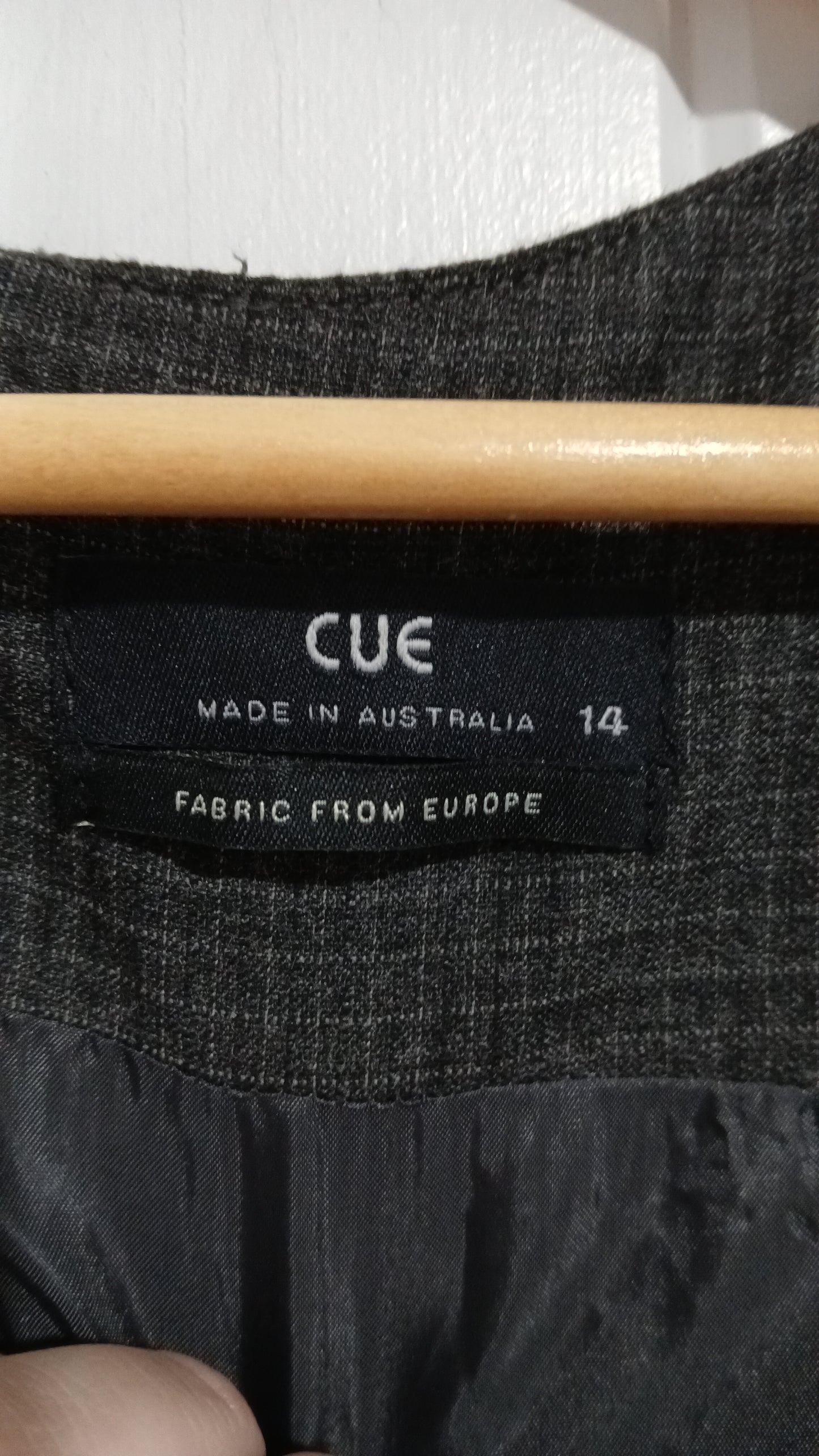 (14) Cue | Grey Dress W Belt